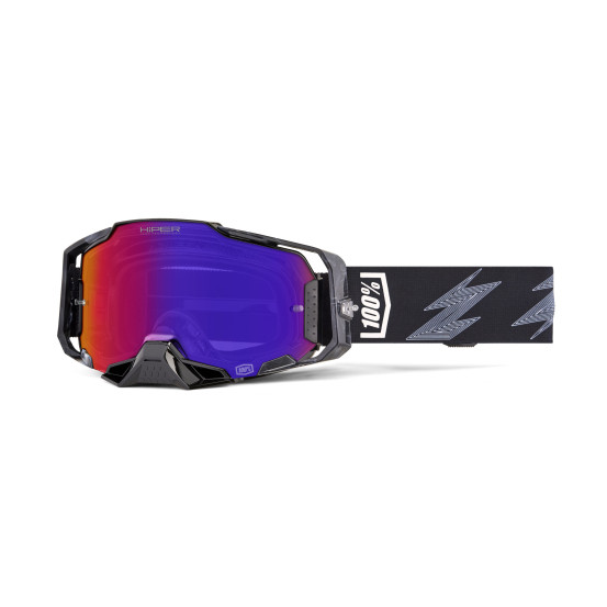 Masque cross 100% Armega HiPER Crenshaw - Ecran iridium Violet