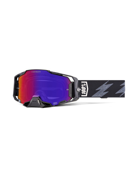 Masque cross 100% Armega HiPER Crenshaw - Ecran iridium Violet