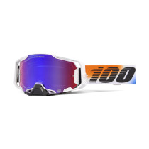 Masque cross 100% Armega HiPER United - Ecran iridium Rouge Bleu