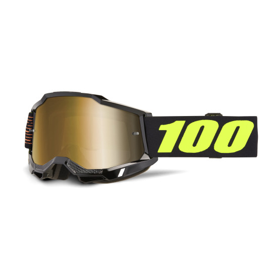 Masque cross 100% Accuri 2 Fairbanks - Ecran iridium Or