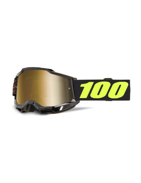 Masque cross 100% Accuri 2 Fairbanks - Ecran iridium Or