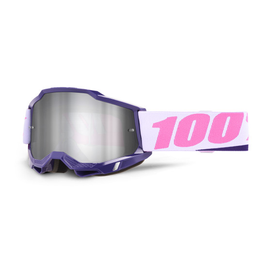 Masque cross 100% Accuri 2 Yumiko - Ecran iridium Argent