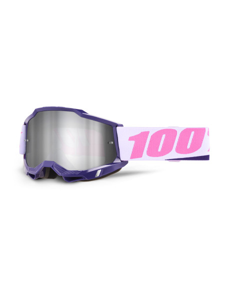 Masque cross 100% Accuri 2 Yumiko - Ecran iridium Argent