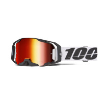 Masque cross 100% Armatic Caldwell - Ecran iridium Rouge