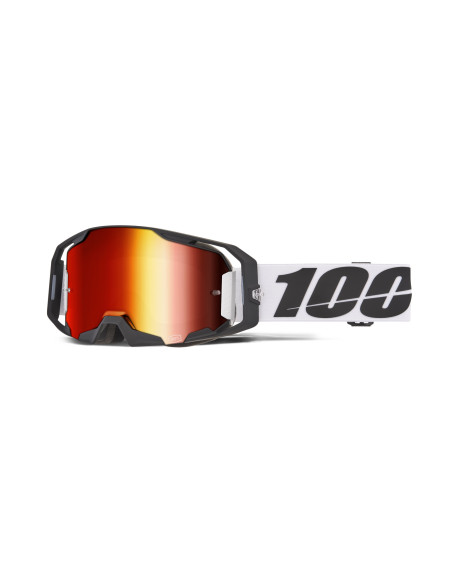 Masque cross 100% Armatic Caldwell - Ecran iridium Rouge