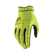 Gants cross 100% Ridefit 2 - Jaune Fluo