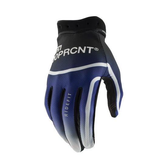 Gants cross 100% Ridefit 2 - Bleu