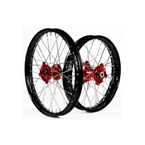 Paire de roues BUD Racing moyeux Rouge KTM Husqvarna 17/14 85 SX TC 2025