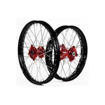 Paire de roues BUD Racing moyeux Rouge KTM Husqvarna 19/16 85 SX TC 2025