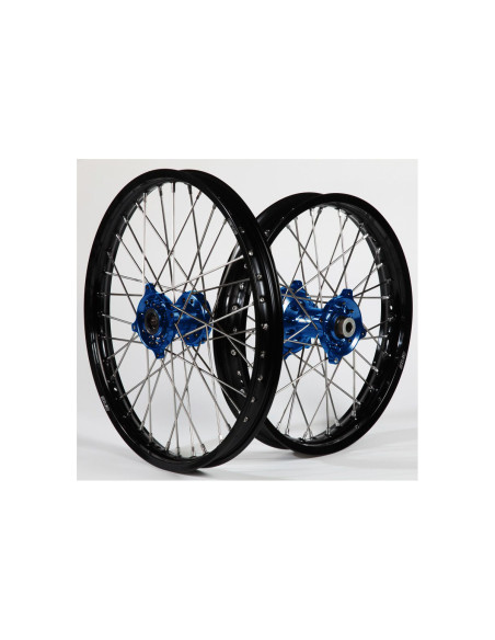 Paire de roues BUD Racing moyeux Bleu KTM Husqvarna 17/14 85 SX TC 2025