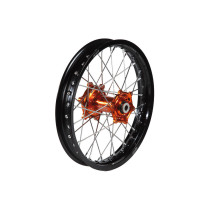 Roue arriere BUD Racing moyeu Orange KTM 85 SX Husqvarna 85 TC 14 pouces 2025