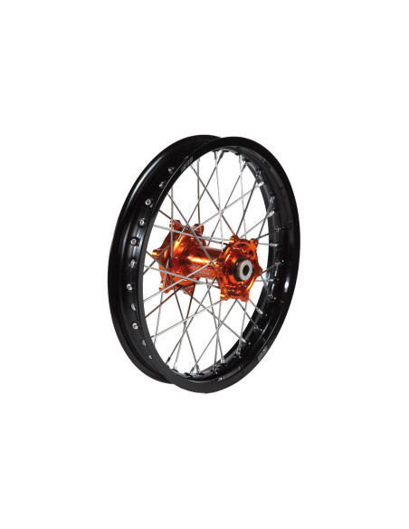 Roue arriere BUD Racing moyeu Orange KTM 85 SX Husqvarna 85 TC 14 pouces 2025