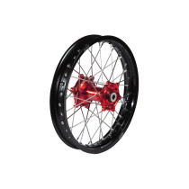 Roue arriere BUD Racing moyeu Rouge KTM 85 SX Husqvarna 85 TC 14 pouces 2025