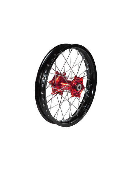 Roue arriere BUD Racing moyeu Rouge KTM 85 SX Husqvarna 85 TC 14 pouces 2025
