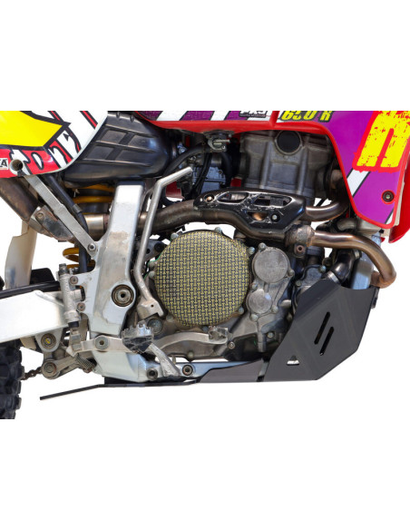 Sabot AXP avec protection de biellette Honda 650 XR 2000-2007 - Noir