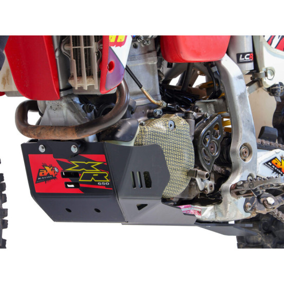 Sabot AXP avec protection de biellette Honda 650 XR 2000-2007 - Noir