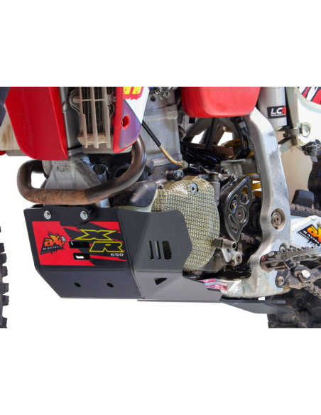 Sabot AXP avec protection de biellette Honda 650 XR 2000-2007 - Noir