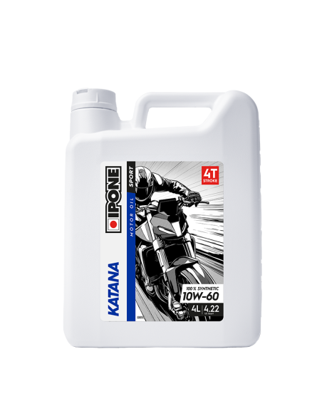 Huile moteur 4T IPONE 10W60 Katana 4 Litres