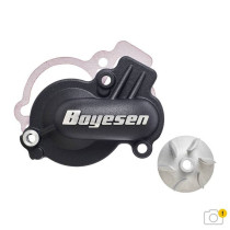 Carter de pompe à eau avec hélice BOYESEN orange KTM - Husqvarna - Gas Gas