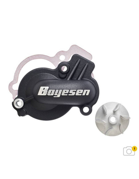 Carter de pompe à eau avec hélice BOYESEN orange KTM - Husqvarna - Gas Gas