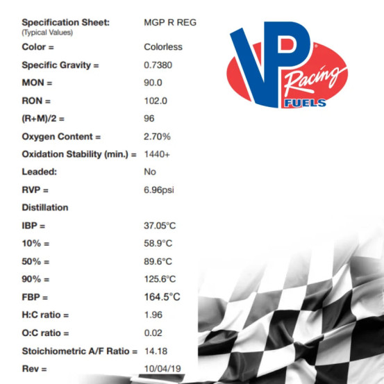 Essence compétition VP Racing MGP R REG 19L - Homologué FIM