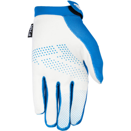 Gants cross enfant FXR Reflex - Bleu Blanc