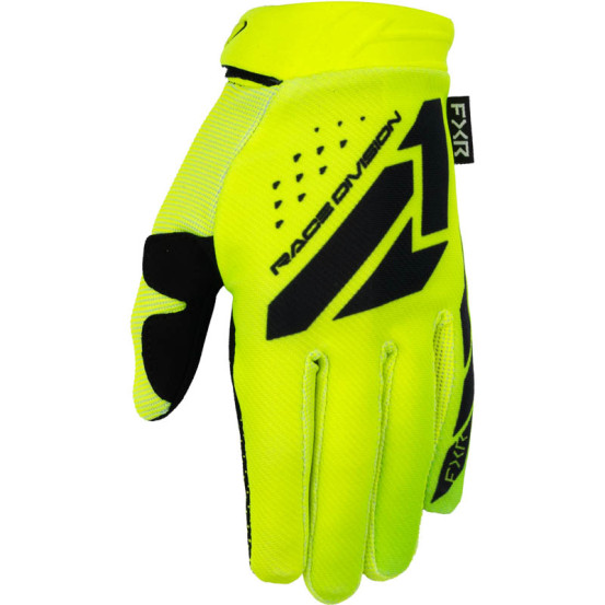 Gants cross enfant FXR Reflex - Jaune Fluo Noir