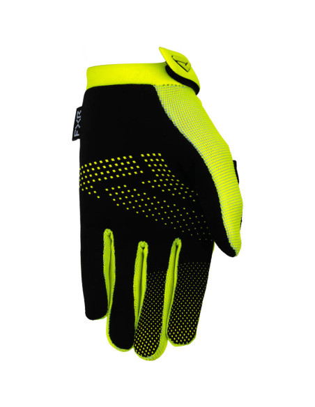 Gants cross enfant FXR Reflex - Jaune Fluo Noir