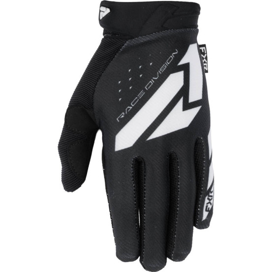 Gants cross enfant FXR Reflex - Noir Blanc