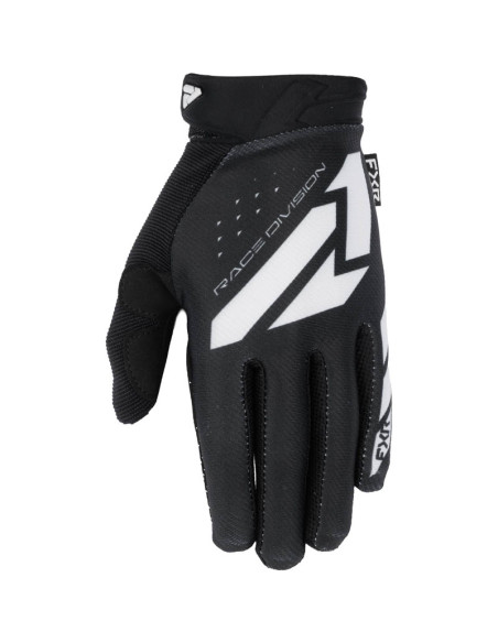 Gants cross enfant FXR Reflex - Noir Blanc