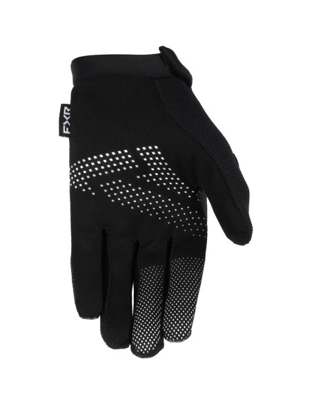 Gants cross enfant FXR Reflex - Noir Blanc