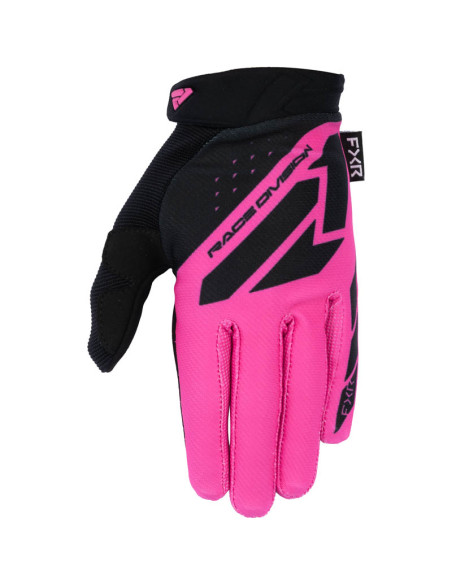 Gants cross enfant FXR Reflex - Rose Noir