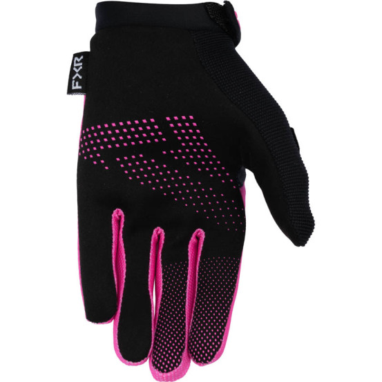 Gants cross enfant FXR Reflex - Rose Noir