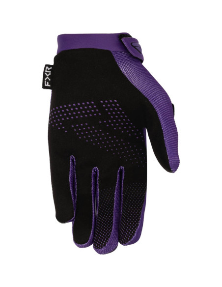 Gants cross enfant FXR Reflex - Violet Blanc