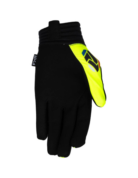 Gants cross FXR Apex - Jaune Fluo Noir
