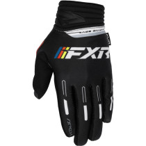 Gants cross FXR Apex - Noir Blanc