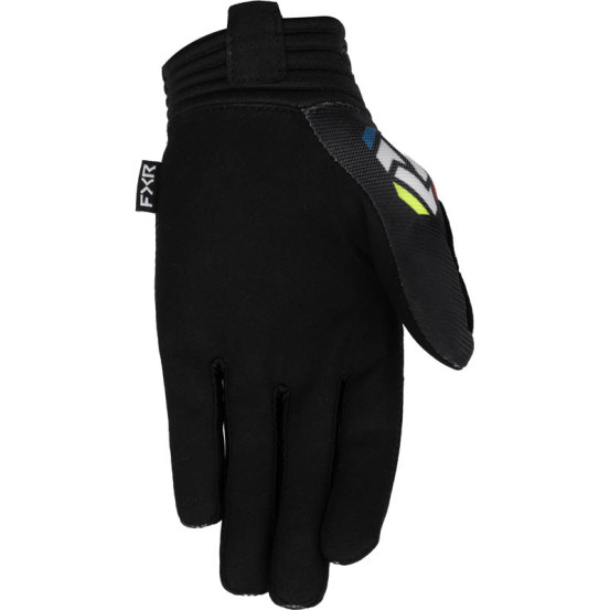 Gants cross FXR Apex - Noir Blanc