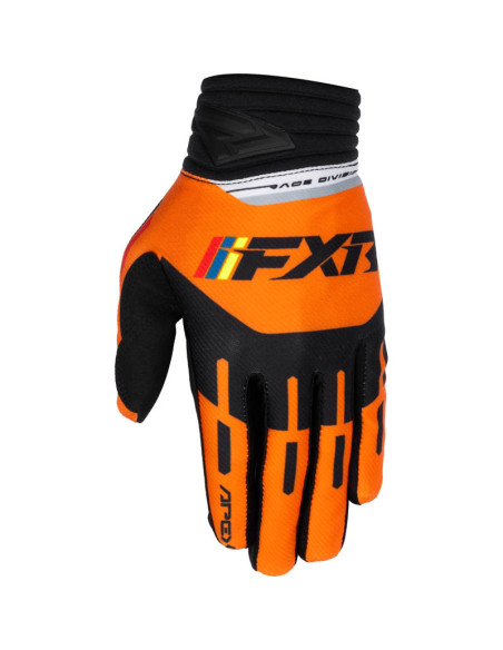 Gants cross FXR Apex - Orange Noir