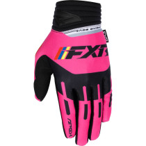 Gants cross FXR Apex - Rose Noir