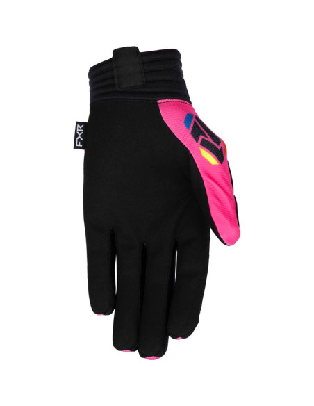 Gants cross FXR Apex - Rose Noir