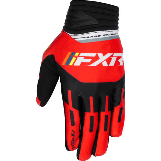 Gants cross FXR Apex - Rouge Noir