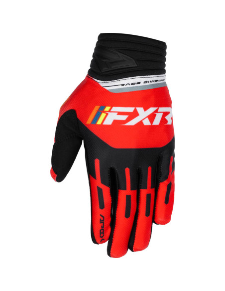 Gants cross FXR Apex - Rouge Noir