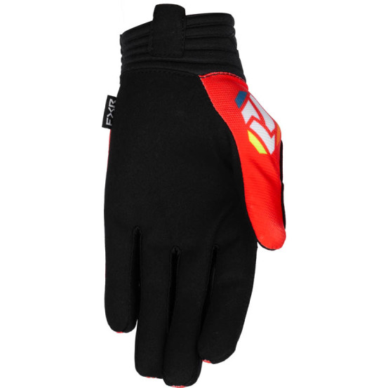 Gants cross FXR Apex - Rouge Noir