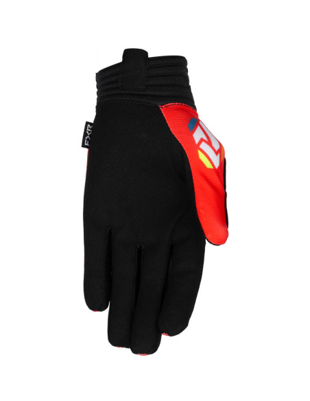 Gants cross FXR Apex - Rouge Noir