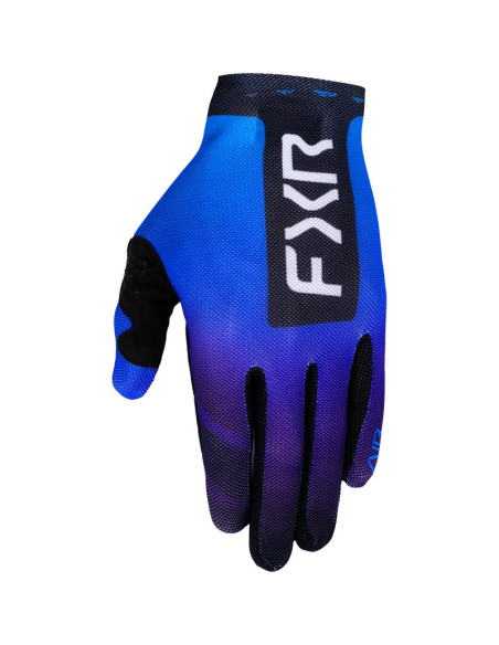 Gants cross FXR Pro-Fit Air - Noir Violet Bleu