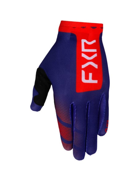 Gants cross FXR Pro-Fit Air - Bleu Rouge