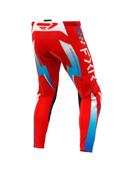 Pantalon cross enfant FXR 2026 Clutch - Rouge Bleu Blanc