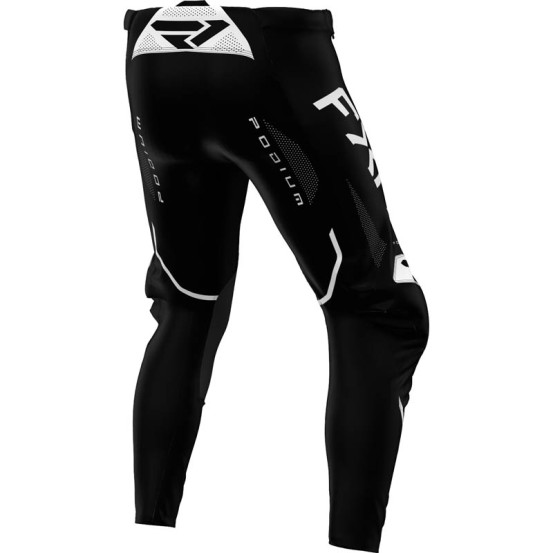 Pantalon cross enfant FXR 2026 Podium - Noir Blanc