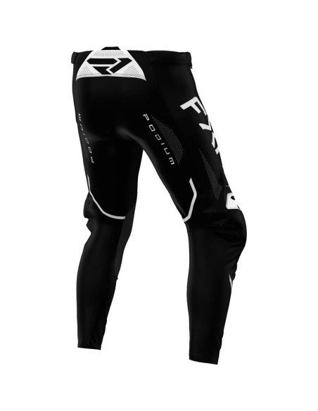 Pantalon cross enfant FXR 2026 Podium - Noir Blanc
