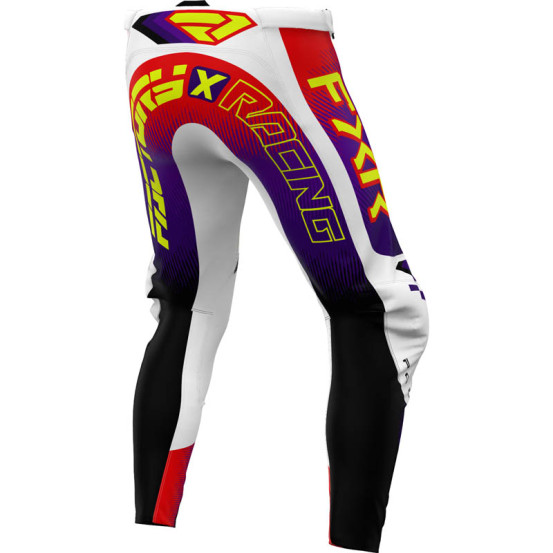 Pantalon cross FXR 2026 Podium Gladiator - Blanc Violet Rouge